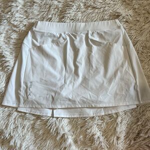 Polo Ralph Lauren RLX Women's Performance Skirt-White- xs pockets Skort